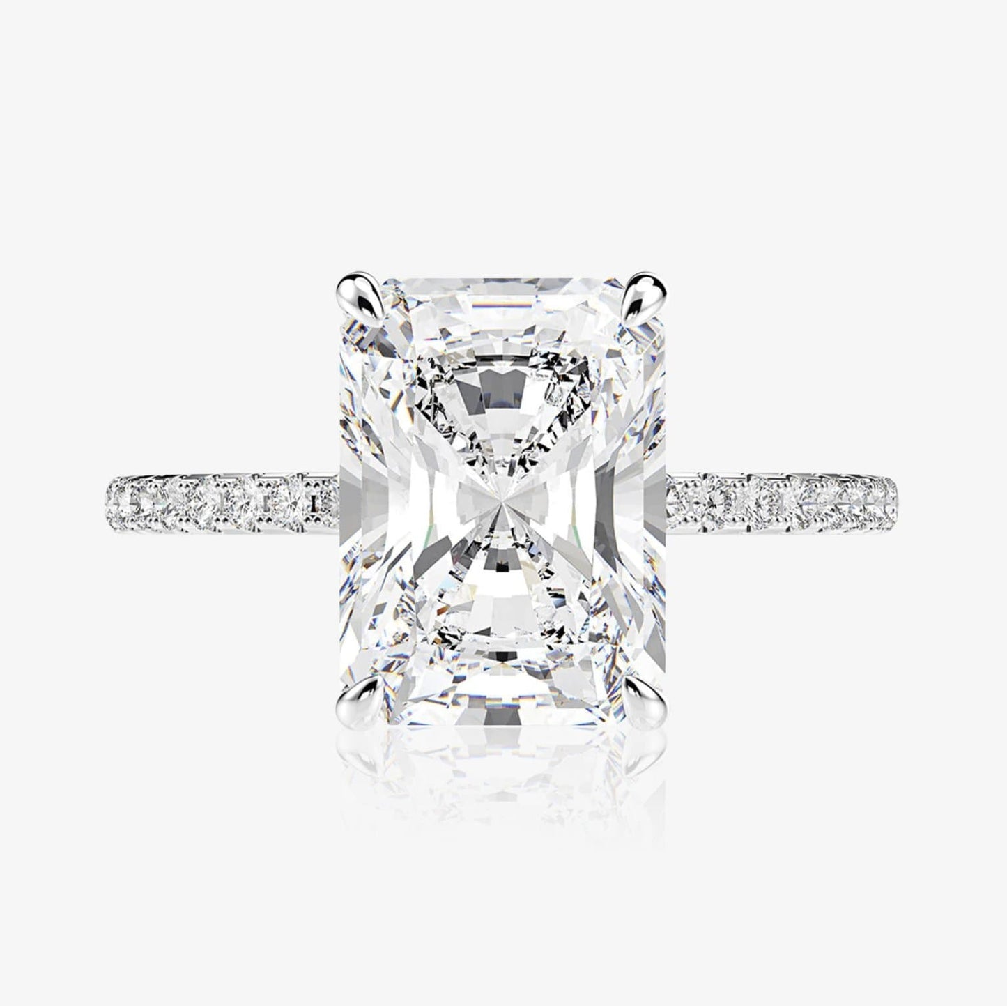 The Sophia Emerald Cut Ring